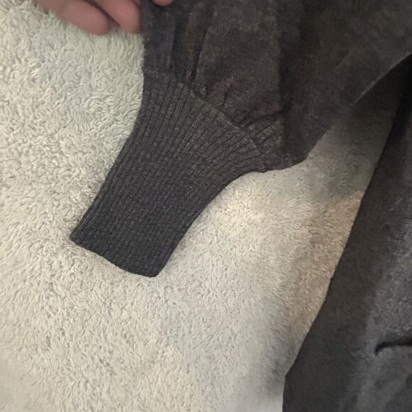 Juicy Couture Dolman Sleeve Sweater Tunic Wool Cashmere Blend Pockets Medium Lg - Picture 2 of 14